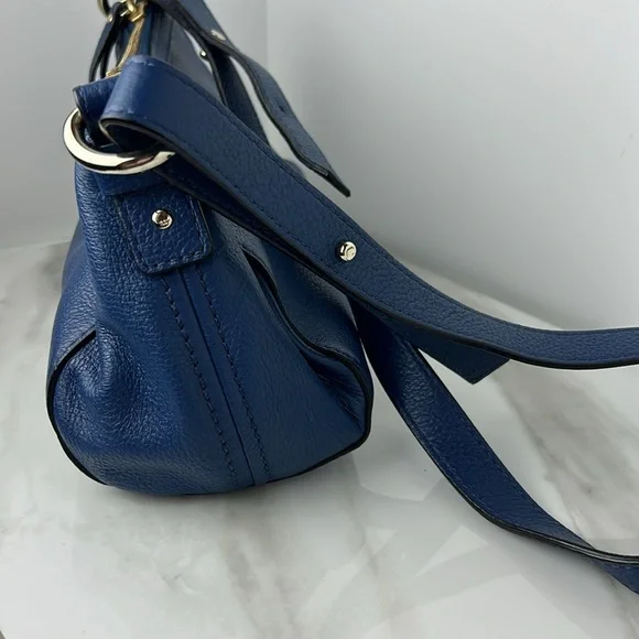 Kate Spade Royal Blue pebble leather AUTHENTIC bag